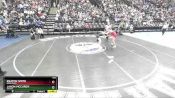 144 lbs Quarterfinal - Jaxon Mccurdy, Uintah vs Keaton Smith, Bear River