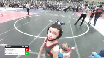 73 lbs Round Of 16 - Kaden Krueger, Athlos Wrestling vs Ryan Hotchkiss, Durham Wrestling