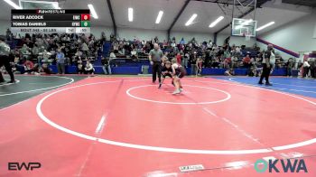 58 lbs Semifinal - River Adcock, Eufaula Ironheads Wrestling Club vs Tobias Daniels, Hilldale Youth Wrestling Club