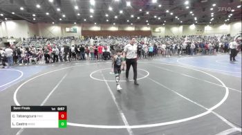 78 lbs Semifinal - Cashess Tabangcura, Pride Wrestling vs Lorenzo The Show Castro, Moses Lake WC