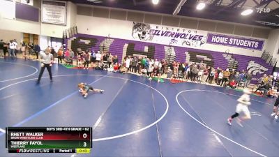 62 lbs Cons. Round 5 - Thierry Fayol, Westlake vs Rhett Walker, Bruin Wrestling Club