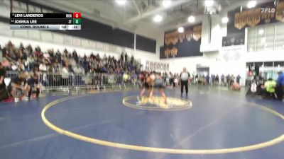 150 lbs Cons. Round 6 - Joshua Lee, South Torrance vs Levi Landeros, Monache