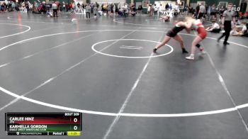 145-159 lbs Champ. Round 1 - Carlee Hinz, 2TG vs Karmella Gordon, Eagle Crest Wrestling Club