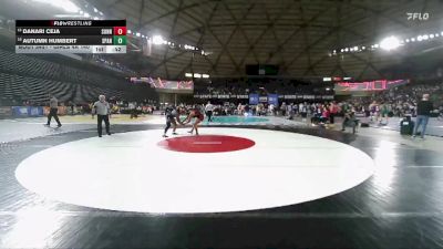 Girls 4A 140 lbs Cons. Round 2 - Danari Ceja, Sunnyside (Girls) vs Autumn Humbert, Spanaway Lake (Girls)