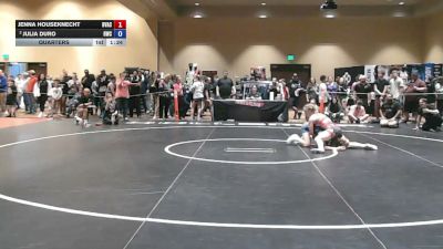 110 lbs Quarters - Jenna Houseknecht, Buffalo Valley Athletic Club vs Julia Duro, Hammer Wrestling Club