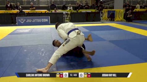 Carleak Antoine Brown vs Josiah Ray Hill 2025 Pan Jiu Jitsu IBJJF Championship
