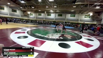 95 lbs Cons. Round 2 - Ethan McCoy, Chadron vs Riley Haggan, Scotland/Menno Knights