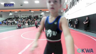 58-61 lbs Rr Rnd 3 - Nolan Pierce, Verdigris Youth Wrestling vs Adria Brigge, Mojo Grappling Academy