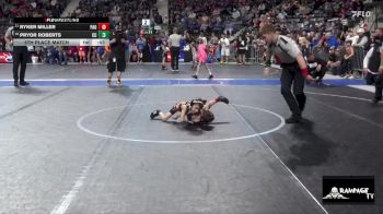 40 lbs 5th Place Match - Pryor Roberts, Clay County vs Ryker Miller, Paola