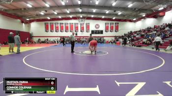 285 lbs Cons. Semi - Connor Coleman, Arizona Christian vs Mustafa Farha, Palomar College