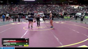 165 lbs Champ. Round 3 - Jasmine Morales, McQueen vs Marrissa Weston, Baker/Powder