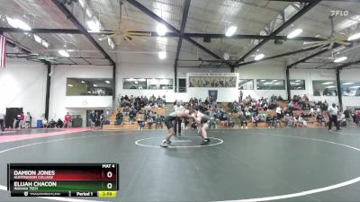 157 lbs Quarterfinal - Damion Jones, Huntingdon College vs Elijah Chacon, Indiana Tech