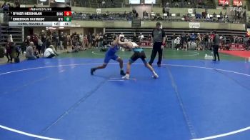 120 lbs Cons. Round 3 - Ryker Heishman, Big Game Wrestling Club vs Emerson Schmidt, Maverick Training Center