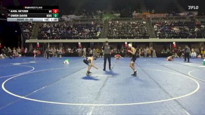 95 lbs Champ. Round 2 - Axel Setzer, Weigh-In Club vs Owen Davis, Big Game Wrestling Club