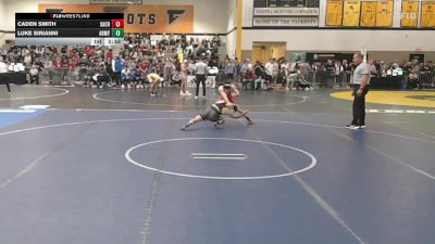 125Tan lbs Rr Rnd 1 - Caden Smith, Sacred Heart vs Luke Sirianni, Army West Point