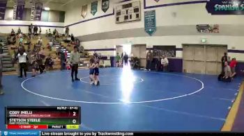 37-42 lbs Round 2 - Cody Imelli, Spanish Springs Wrestling Club vs Stetson Steele, Ruby Mountain