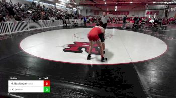 126 lbs Semifinal - Michael Boulanger, Milford vs Kai Ly, Minnechaug