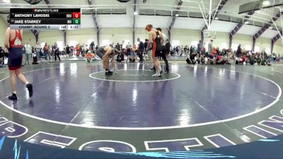 174 lbs Champ. Round 2 - Anthony Lahoski, Ohio Northern Univerity vs Jake Starkey, Mount Union