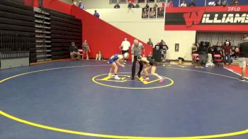 105 lbs Quarterfinal - Kenadee Helscher, Wapello vs Kenley Koenig, Iowa Valley, Marengo