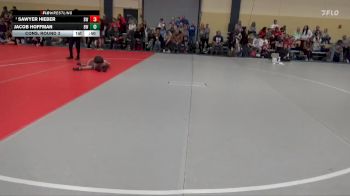 45 lbs Cons. Round 3 - Jacob Hoffman, Blaine Wrestling vs Sawyer Hieber, Braham Warriors
