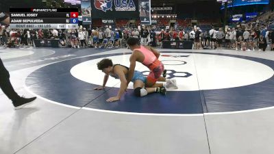 190 lbs Cons. Quarters - Samuel Josey, Florida vs Adam Sepulveda, New Jersey