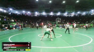 132 lbs Champ. Round 1 - Donald Bowie, Warren Central vs Jackson Ingram, Zionsville