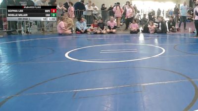 130 lbs Rr Rnd 1 - Sophia Lee, NewWhale Pink - Girls vs Noelle Miller, Lady Assassins - Girls