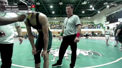138 lbs Cons. Semi - Nathan Abbott, Camarillo vs Jimmy Alvarez, Millikan