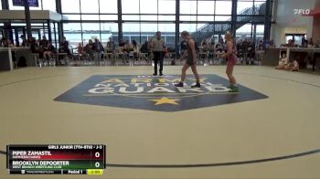 J-3 lbs Cons. Round 1 - Piper Zamastil, Hammerin Hawks vs Brooklyn Depoorter, West Branch Wrestling Club