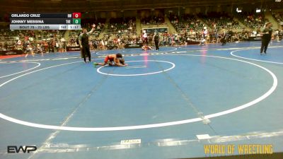 70 lbs Semifinal - Orlando Cruz, RedWave Wrestling vs Johnny Messina, The Outsiders Wrestling Club