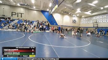 42-45 lbs Round 2 - Maverick Beesley, Iron Co Wrestling Academy vs Paxton Dunbar, Uintah Wrestling