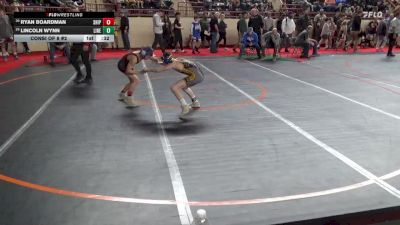 85_B lbs Consi Of 8 #2 - Ryan Boardman, Shippensburg vs Lincoln Wynn, Line Mountain