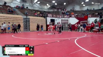 175 lbs Cons. Round 3 - Tristan Hoekstra, Carroll vs Isaiah Jones, New Palestine