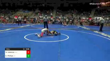 76 lbs Consolation - Nico Valencia, New Mexico Bad Boyz vs Eli Phillips, Jay WC