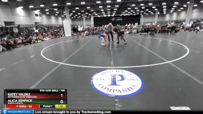 105 lbs 1st Place Match - Alicia Kenfack, North Dakota vs Katey Valdez, Betterman Elite Wrestling