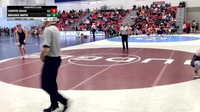165 lbs Champ. Round 2 - Carter Davis, Pennsylvania College Of Technology vs Brooks Smith, Garrett College