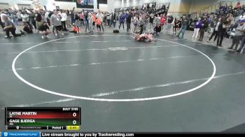 92 lbs Cons. Round 6 - Layne Martin, MI vs Gage Bjerga, MN