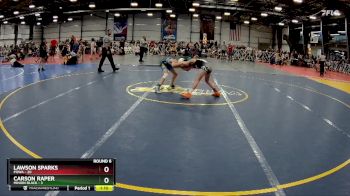 92 lbs Rd# 9- 2:15pm Saturday Final Pool - Lawson Sparks, POWA vs Carson Raper, Minion Black