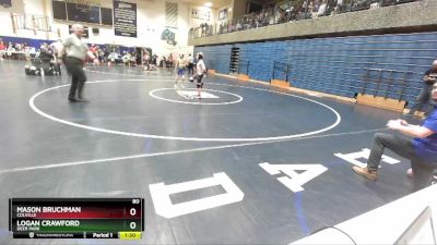 80 lbs Quarterfinal - Mason Bruchman, Colville vs Logan Crawford, Deer Park