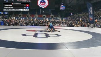100 lbs Champ. Rd Of 32 - Ty Martin, Iowa vs Logan Raske, Tennessee