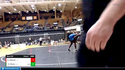 157 lbs Quarterfinal - Briar Reisz, Nebraska-Kearney vs Samajay Alboyd, Pratt Community College