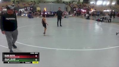 55 lbs Cons. Semi - Duke Boyd, Patriot Wrestling Club vs Isaac Nuar, Rabbit Wrestling Club