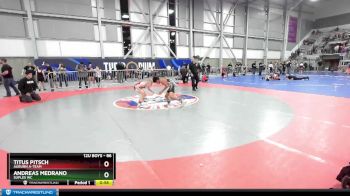 86 lbs Cons. Round 4 - Titus Pitsch, Auburn A-Team vs Andreas Medrano, Suples WC