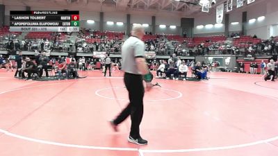 175 lbs Semifinal - Lashon Tolbert, Arlington Martin vs Afopefoluwa Elufowoju, Northwest Eaton