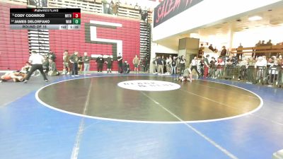 157 lbs Round Of 16 - Cody Coonrod, Northbridge vs James Delorfano, Woburn
