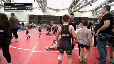 44 lbs Rr Rnd 4 - Tristian Menendez, Williamstown K3 vs Hunter Mongan, Clearview K3