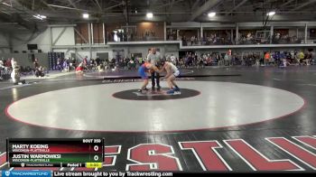 165 lbs Cons. Round 4 - Marty Koeing, Wisconsin-Platteville vs Justin Warmowksi, Wisconsin-Platteville