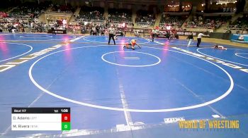 76 lbs 5th Place - Dandre Adams, LoftonStyle Wrestling vs Mason Rivera, Topeka Blue Thunder