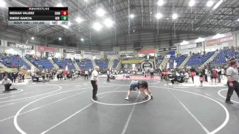 144 lbs Consi Of 8 #2 - Mesiah Valdez, Sunnyside Ironman vs Diego Garcia, New Mexico Bad Boyz