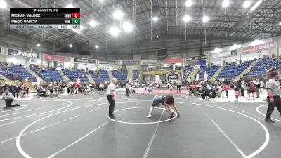 144 lbs Consi Of 8 #2 - Mesiah Valdez, Sunnyside Ironman vs Diego Garcia, New Mexico Bad Boyz